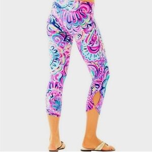 Lilly Pulitzer Colorful Patterned Capri Leggings